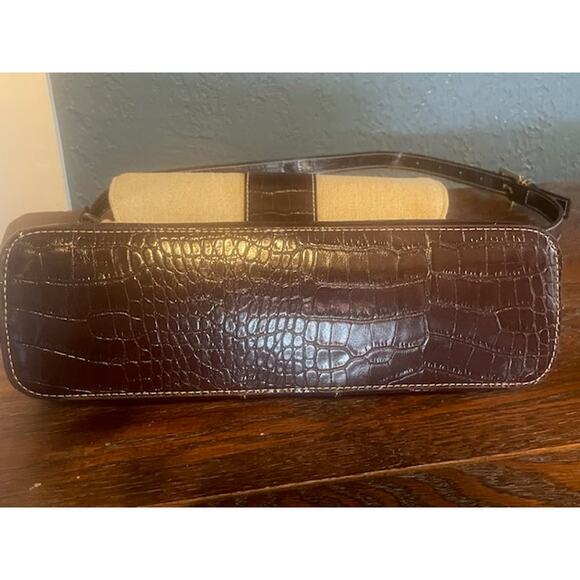 Vintage‎ Etienne Aigner Purse Canvas and Leather Shoulder Bag - Picture 10 of 10